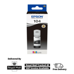 Epson 104 Black Genuine Ecotank Ink Bottle for Epson ET-2720 ET-2715 Printers