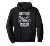 Roger's Garage Vintage Motorcycle Design for the Name Roger Pullover Hoodie