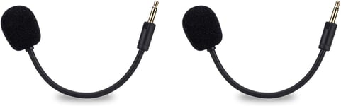 Lot De 2 Micros De Jeu De Rechange Pour Casque Razer Kaira Pro Sur Pc/Ps4/Ps5/Xbox One/Xbox One S/Xbox One X/Xbox Series Xis, Microphone À Perche Amovible De 3,5 Mm