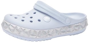 Crocs Unisex Kids Crocband K Clog, Geo Glow Band Dreamscape, 1 UK