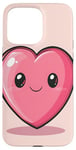 Coque pour iPhone 15 Pro Max Kawaii Coeur Cartoon Saint-Valentin