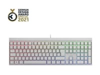 CHERRY MX 2.0S - Clavier - backlit - USB - QWERTZ - Allemand - commutateur : CHERRY MX Brown - blanc