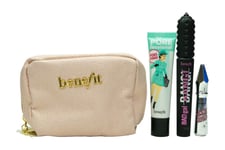 BENEFIT TOP TRIP BEAUTY SET 22ML PRIMER + 8.5G MASCARA + IN SHADE 3 + POUCH GIMM