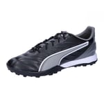 PUMA Mixte King Pro TT Soccer Shoe, Black White-Cool Dark Gray, 45 EU