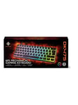 Deltaco DK475 Mechanical 60% Keyboard Pudding Keycaps Ho - Gaming Tastatur - Sort