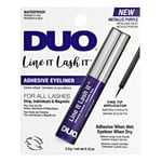 DUO Line It Lash It Metallic Purple - 3,5 g. Falske øyenvipper Skjønnhet Bryn og Vipper