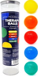 JFA Medical Hand Therapy Exercise Balls 5 Strengths - Extra Soft, Soft, Medium,