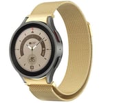 Samsung Galaxy Watch 6      Milanese Loop Strap   Gold