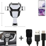 Car holder air vent mount for Samsung Galaxy S20+ cell phone mount