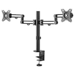 StarTech ARMDUAL3 Dual Monitor Arm Desk Mount Clamp > 32inch Displays - StarTech.com