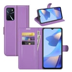 Oppo A54S      Pu Wallet Case    [Purple]