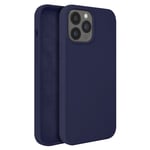 Case for iPhone 13 Pro Silicone Semi-rigid Soft-touch finish dark blue