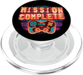 Gamer Gaming Mission Complete PopSockets PopGrip for MagSafe