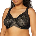 Berlei Women's Beauty Minimiser Everyday Bra, Black, 36D UK