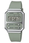 Casio Vintage Edgy Watch Khaki Green A100WEF-3AEF