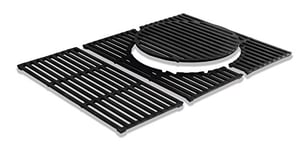 Enders Switch Grid Neu, Grille en Fonte pour Barbecue au gaz Kansas Turbo Noir Switch Grid Grille en Fonte Kansas 3 Kansas 3 44.5 x 59.5 x 1 cm Noir