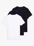 Paul Smith Organic Cotton Crew Neck T-Shirt, Pack of 3