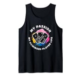 My Passion My Classic Dominoes Board Game Dominoes Player Tank Top