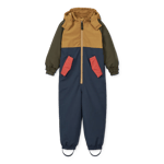Liewood Sne Vinteroverall Army Brown Multi Mix