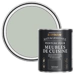 Rust-Oleum Peinture Verte pour Meubles de Cuisine, Finition Mate - Vert craie 750ml