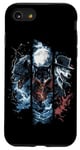 Coque pour iPhone SE (2020) / 7 / 8 Loup Alpha Loup-garou Meme Male Art Artwork Werewolf Wolf