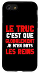 Coque pour iPhone SE (2020) / 7 / 8 Je M'en Bats Les Reins Humour Cadeau Humouristique