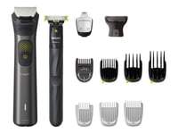 Philips 9000 Series MG9540 - Trimmer - sladdlös - med Phillips OneBlade