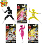 Power Rangers 2.5" Action Figures - Black, Pink, & Yellow Rangers - Set of 3