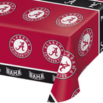 University of Alabama Crimson Tide Plastic Table Cover College Football NEW