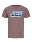 Jack & Jones and Boys T-Shirts Crew Neck Short Sleeve - Lilac - Size 12Y