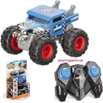 Hot Wheels Remote Control RC Monster Trucks Bone Shaker Blue 2.4 GHz Brand New