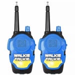 Walkie-talkie for barn i 2-pakning, blå