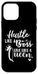 iPhone 12 mini I am the Boss Queen Mom Hustle Like a Boss Live Like a Queen Case