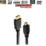 1.5m Micro Usb To Hdmi 1080p Cable Tv Av Adapter Mobile Phones Tablets Hdtv Babz