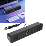 E 350TS Computer Speaker 3.5mm Input USB Powered Wired Computer Soundbar Wit New