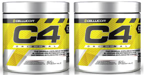 2 Cellucor C4 Original Explosive Pre Workout 195g Cherry Limeade  +Green Apple