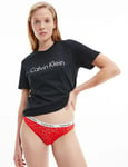 Calvin Klein Womens Carousel Brazilian Brief 3 Pack - Brown material_polyamide - Size Large