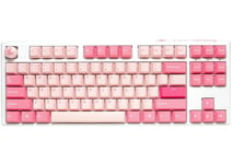 4711394380093 Ducky One 3 Gossamer TKL Pink Gaming Keyboard - MX-Silent-Red (US)