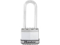 Master Lock M1eurdlj, Konventionellt Hänglås, Tangentlås, Lika Låsning, Garage, Gate, Självförvaring, Verktygslåda, Rostfritt Stål, Laminerat Stål, Rostfritt Stål, Zink