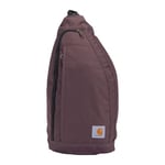 Carhartt Unisex's Bag, Sling Crossbody Backpack with Side Release Buckle & Tablet Sleeve, Wine, One Size