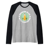 Brewing Bliss With Kombucha Home Brew Brewer Raglan Baseball Tee