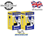 2 Michelin Airstop 26 x 1.45 - 2.6 Presta Valve Cycle Inner Tubes 40mm  C4