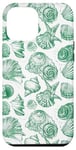 iPhone 15 Plus Green ink Seashell Starfish Ocean Beach Sea Case