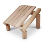 Westport Chair Company Lakewood Log Fotskammel Hvit sedertre