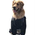 YUDUODUO Manteau imperméable imperméable pour grand chien avec ceinture réfléchissante respirante en maille