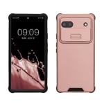 Hybrid Case for Google Pixel 6a - Metallic Rose Gold