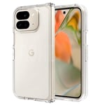 Mobique Google Pixel 9 Pro Fold Crystal Hybrid-skal, transparent