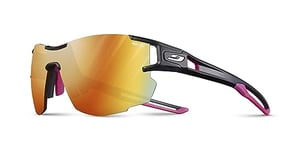 Julbo Aerolite Lunettes de Soleil pour Femmes, Black/Pink, Taille Unique