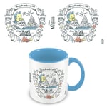 The Little Mermaid Mind of My Own Inner Two Tone Mug (One Size) (White/Blue)