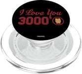 Marvel Avengers Iron Man I Love You 3000 PopSockets PopGrip pour MagSafe